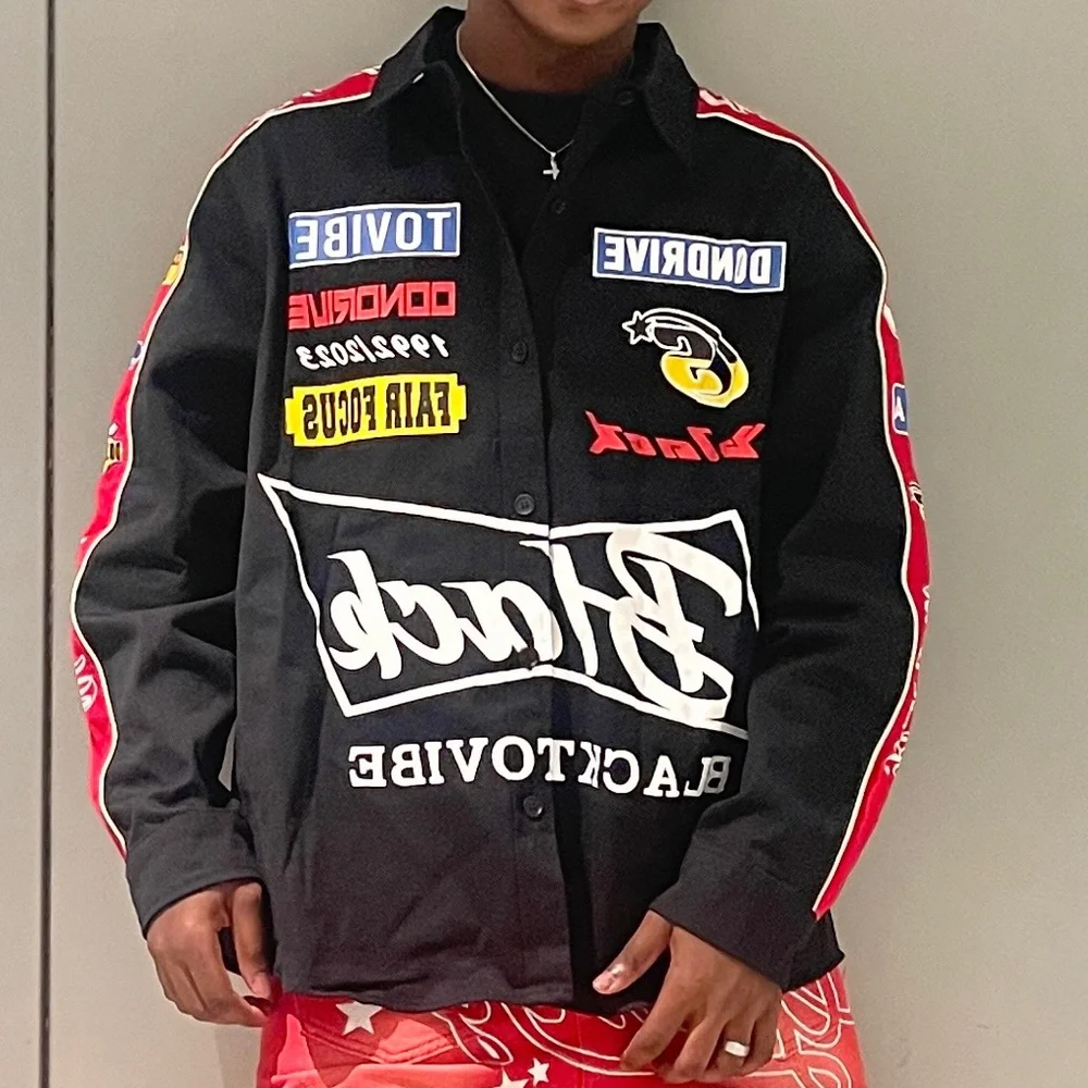 Button Up Racer Shirt - Picture 3 of 3